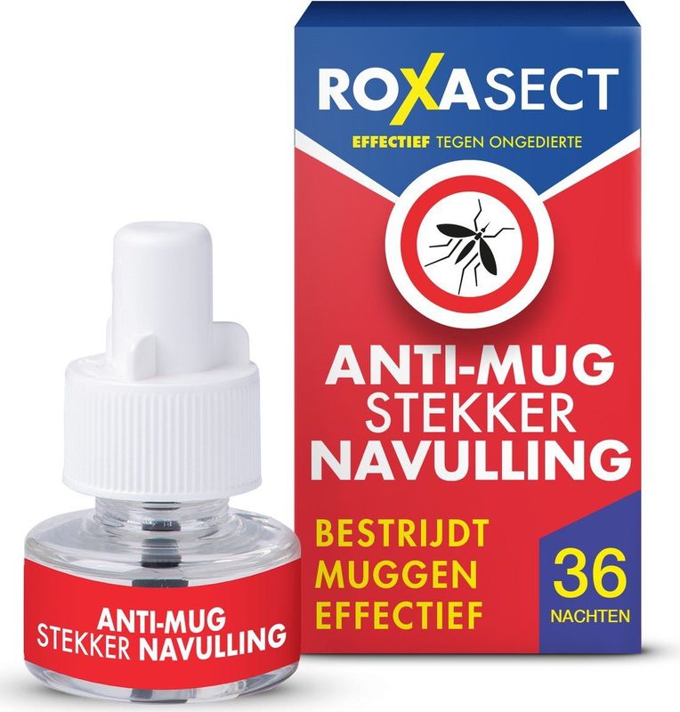 Roxasect - Anti-Muggen Stekker Navulverpakking - 360 Uur - 1 Stuks