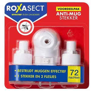 Roxasect Muggenstekker actieverpakking incl. 2 navullingen 1 stuk