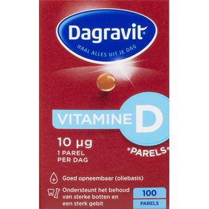 Dagravit Vitamine D Parels 10 µg 100 capsules