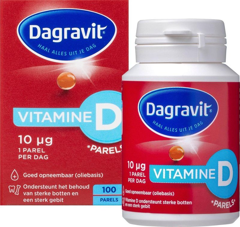 Dagravit Vitamine D Parels 10 µg 100 capsules