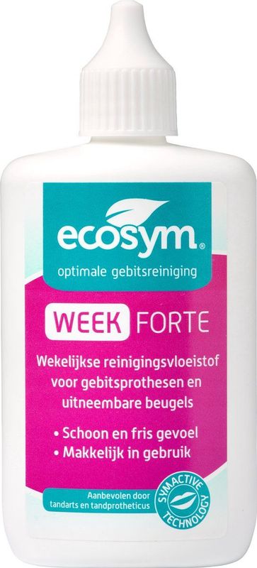 Ecosym Week Gel Forte - Kunstgebitreiniging - 100 ml