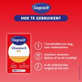 Dagravit - Vitamine B12 - Smelttabletten - Fruitsmaak - 1000µg