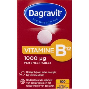 Dagravit Vitamine b12 1000 mcg 100 smelttabletten