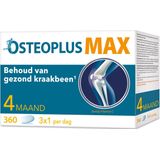 Osteoplus Tabletten Max Glucosamine, Chondroïtine, MSM en Vitamine C - Voor Gezond Kraakbeen – 360 tabletten