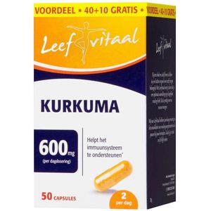 Leefvitaal Kurkuma Capsules - 1+1 Gratis