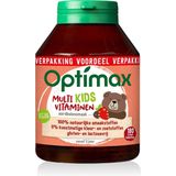 Optimax Multi kids vitaminen aardbei 180 kauwtabletten