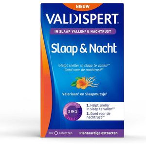 Valdispert - Slaap & Nacht Tabletten - 30st - Natuurlijke Rustgever