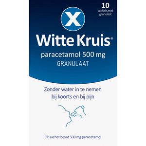 Witte Kruis Paracetamol Granulaat - 1 x 10 sachets