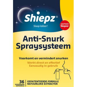 Shiepz Anti-Snurk Spraysysteem - Voorkomt en vermindert snurken - 45 ml