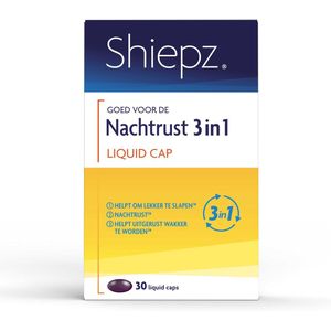 Shiepz Nachtrust 3-in-1 - Slaapmutsje helpt te ontspannen en geeft ontspanning dat helpt om lekker te slapen - 30 stuks
