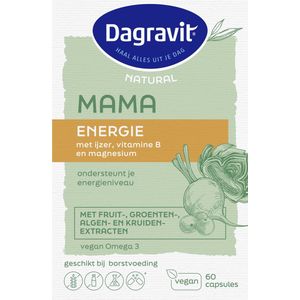 1+1 gratis: Dagravit Natural Mama Energie 60 capsules