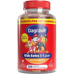 Dagravit Kids-xtra paw patrol multivitaminen 3-5 jaar 120 gummies