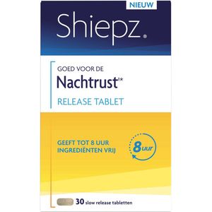 Shiepz Nachtrust 8 uur - Passiebloem ondersteunt het behoud van het natuurlijke slaapproces* - 30 tabletten