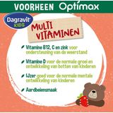 Dagravit Kids Multivitaminen aardbei - Vitamine B12, C en zink, ondersteunen de weerstand - 60 kauwtabletten