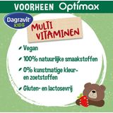 Dagravit Kids Multivitaminen aardbei - Vitamine B12, C en zink, ondersteunen de weerstand - 60 kauwtabletten