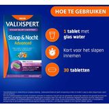 Valdispert Slaap & Nacht Advanced - Citroenmelisse helpt om sneller in slaap te vallen* - 30 dubbellaagse tabletten