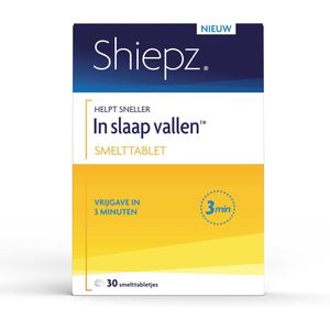 Shiepz - Sneller In Slaap Vallen Smelttabletten - 1+1 Gratis - Citroenmelisse