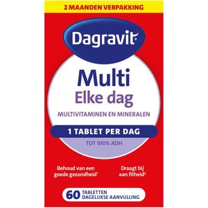 Dagravit - Multi Elke Dag - Multivitaminen - 60 Tabletten