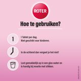 Roter - Vitamine C 1000 mg - Bruistabletten - Suikervrij - Vegan - Frisse Zwarte Bes-Appelsmaak - 15 Stuks