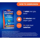 Valdispert - Slaap & Fris Wakker - Vitamine - Natuurlijke Rustgever - 30 Tabletten