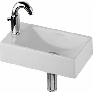 Sphinx Serie 420 Fontein Toilet Links - 40 x 23 cm - Keramiek - Wit