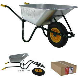 FORT BOXER-90 v2.0 2ply - Luchtband - 90L - gedemonteerde kruiwagen in doos