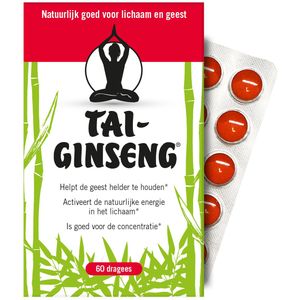 Tai Ginseng Tai ginseng dragees 60 stuks