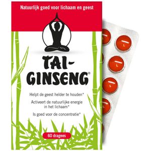 Tai Ginseng Tai ginseng dragees 60 stuks