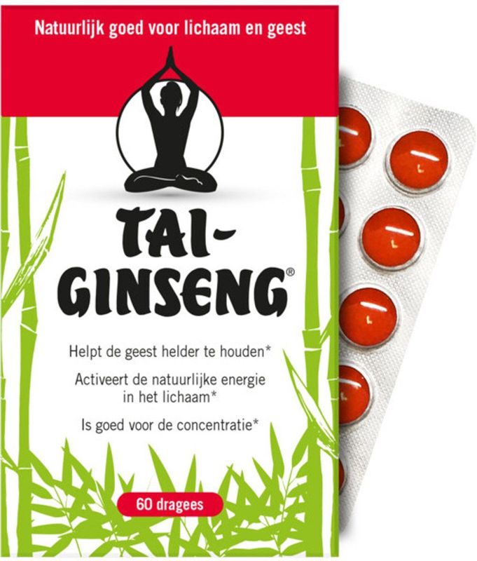 Tai Ginseng Tai ginseng dragees 60 stuks