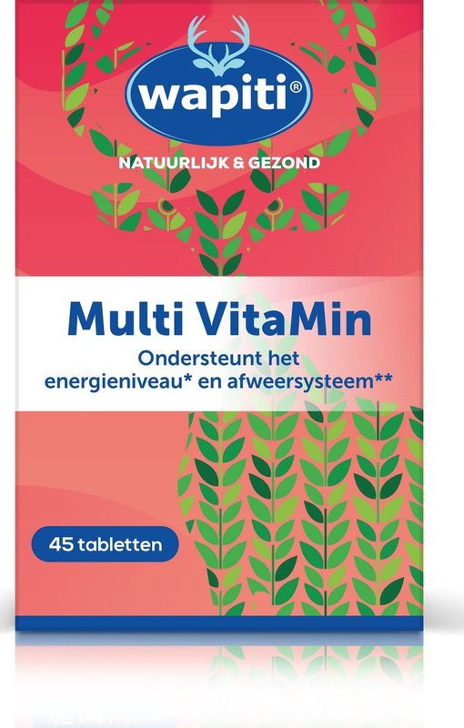 Wapiti Multivitamine - 45 tabletten - Multivitamine