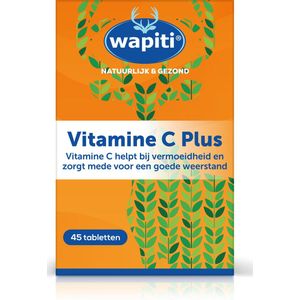 Wapiti Vitamine C plus 1000 mg 45 tabletten