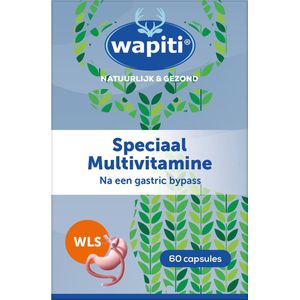Wapiti Speciaal Multivitamine Na een Gastric Bypass 60 capsules