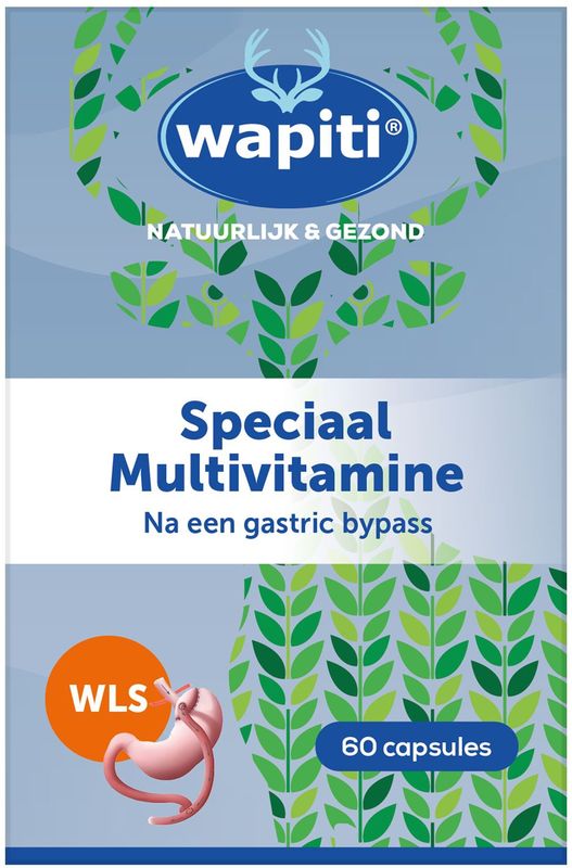 Wapiti Speciaal Multivitamine Na een Gastric Bypass 60 capsules