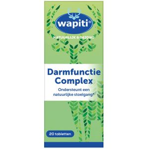 Wapiti Darmfunctie Complex 20 tabletten