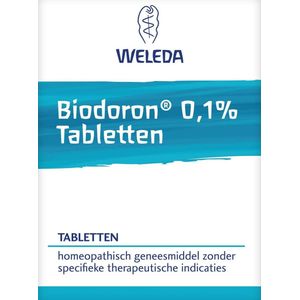 Weleda - Biodoron - Homeopathisch Geneesmiddel - 250 Tabletten - Glutenvrij