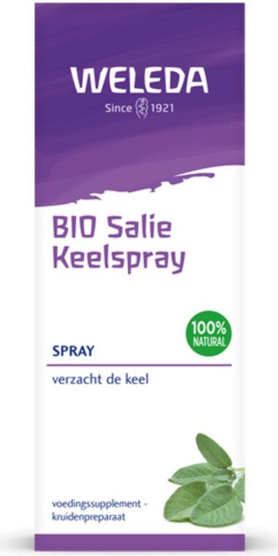 Bio Salie - Keelspray - Plantaardig - Aangename Smaak