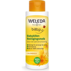 WELEDA – Babybillen Reinigingsmelk – Baby & Kind – 400ml – Calendula – 100% natuurlijk
