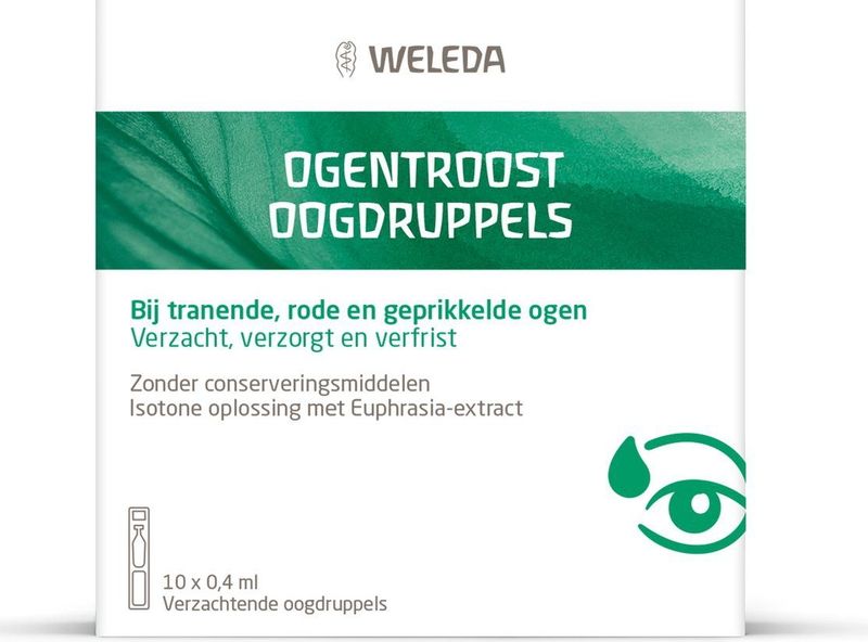 Weleda - Ogentroost - Oogdruppels - 10 Stuks - Natuurlijke Ingrediënten