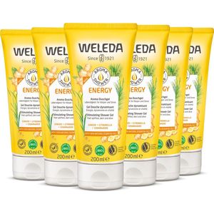 Weleda Aroma Shower Energy Douchegel - 6x200ml - Voordeelverpakking