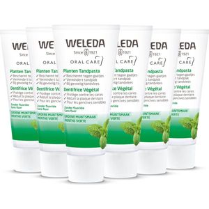 WELEDA - Planten Tandpasta - Voordeelverpakking - 6x75ml - 100% natuurlijk