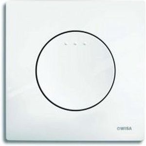 Wisa - Quadro Enyo Frontbedienungsplatte aus matt verchromtem abs