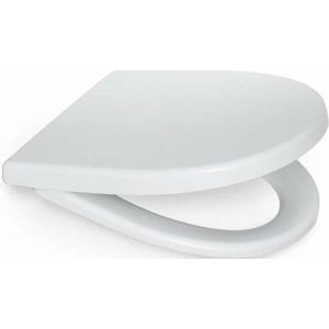 Wisa - D Star Closetzitting - Wit - Thermohardende Kunststof