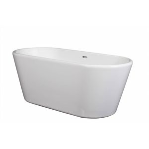 Vrijstaand Ligbad Gloria 180X85X46 Cm Wit