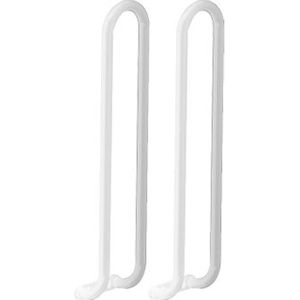 Wisa - Vario Tronic - Steunbeugelset - Wit - Steunbeugels Opklapbaar