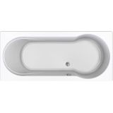 Inbouw duo ligbad wisa new fontana 170x75x50 cm wit