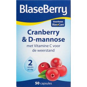 Pharmafood - Blasecare - 50 Capsules - Blaseberry Cranberry D-Mannose & Hibiscus - Vitamine en Kruidenpreparaat