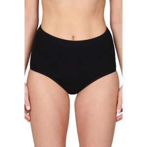 Twentini dames taille slip - Hoge katoenen dames onderbroek  - Zwart