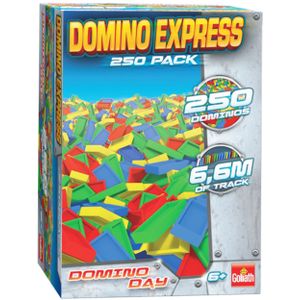 Domino Express - 250 Stenen: Maak de Langste Baan! Geschikt voor 6-99 jaar