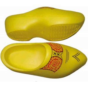Soft Clog - Geel - Kunststof - Waterdicht - Lichtgewicht