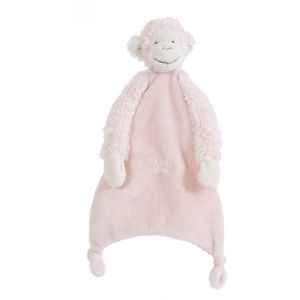 Happy Horse Aap Mickey Knuffeldoekje - Roze - Baby cadeau